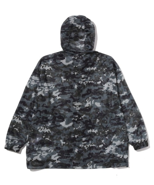 ミリタリージャケット モッズコート MULTI PIXEL CAMO MESH HOODIE JACKETの画像