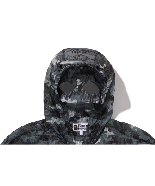 ミリタリージャケット モッズコート MULTI PIXEL CAMO MESH HOODIE JACKETの画像