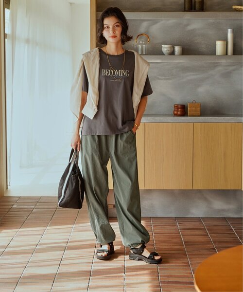 ikka（イッカ） ワイドパンツ カーゴパンツ 「雑誌InRed5月号掲載