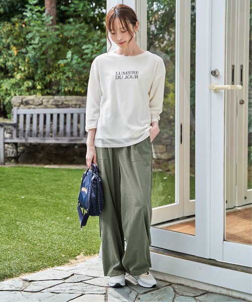 ikka（イッカ） ワイドパンツ カーゴパンツ 「雑誌InRed5月号掲載