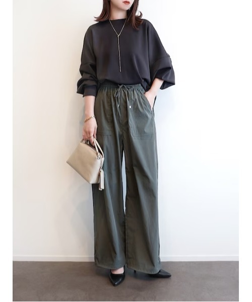 ikka（イッカ） ワイドパンツ カーゴパンツ 「雑誌InRed5月号掲載