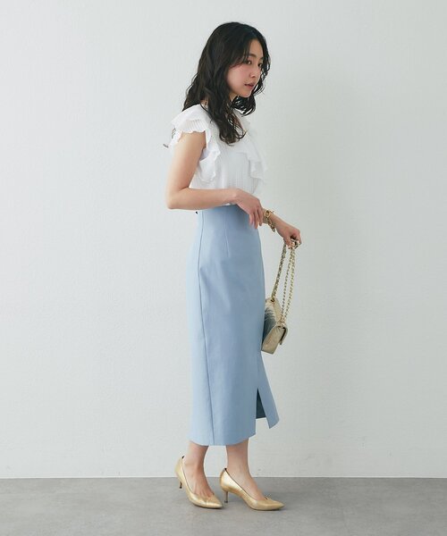 スカート 「好感度UP・3サイズ展開」ドライオックスナロースカート2の画像