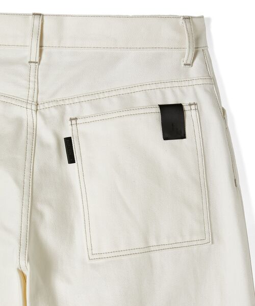 ワイドパンツ ジーンズ FLAP-POCKET DENIM PANTS メンズ レディースの画像