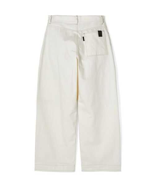 ワイドパンツ ジーンズ FLAP-POCKET DENIM PANTS メンズ レディースの画像