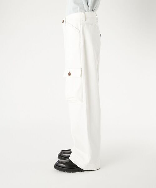 ワイドパンツ ジーンズ FLAP-POCKET DENIM PANTS メンズ レディースの画像