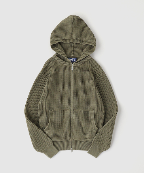 BoTT（ボット） パーカー KNIT ZIP HOODIE メンズ : ZOZOTOWN Yahoo!店