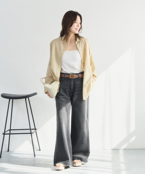 サンダル 「追加2」4cmパールプラットサンダル レディースの画像