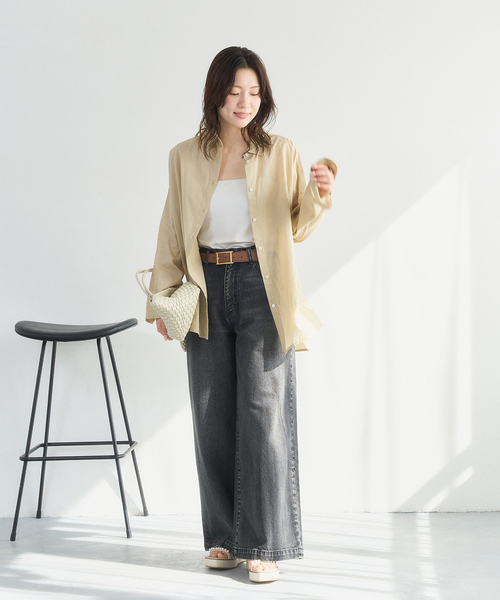 サンダル 「追加2」4cmパールプラットサンダル レディースの画像