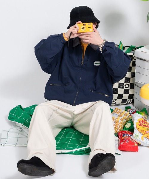 「Perushu」 ブルゾン LARGE ネイビー メンズ_画像5