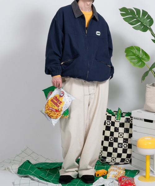 「Perushu」 ブルゾン LARGE ネイビー メンズ_画像8