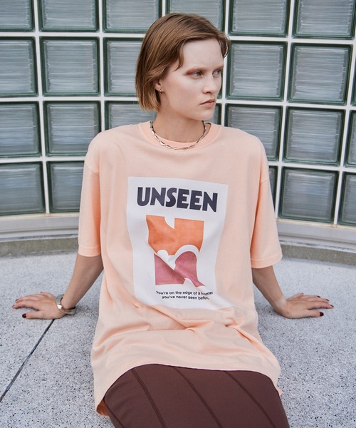 tシャツ 「PRE-ORDER」UNSEEN Print T-Shirt/UNSEENプリントTシャツ レディース メンズの画像