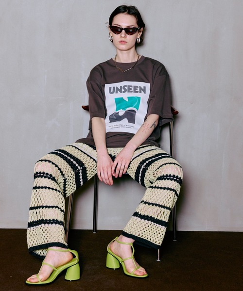 tシャツ 「PRE-ORDER」UNSEEN Print T-Shirt/UNSEENプリントTシャツ レディース メンズの画像