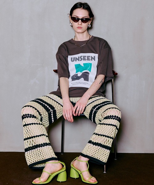 tシャツ 「PRE-ORDER」UNSEEN Print T-Shirt/UNSEENプリントTシャツ レディース メンズの画像