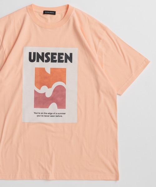 tシャツ 「PRE-ORDER」UNSEEN Print T-Shirt/UNSEENプリントTシャツ レディース メンズの画像