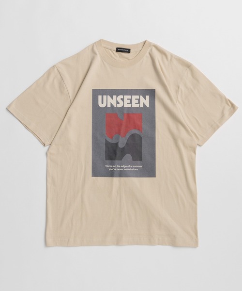 MAISON SPECIAL（メゾンスペシャル） tシャツ 半袖 UNSEEN Print T