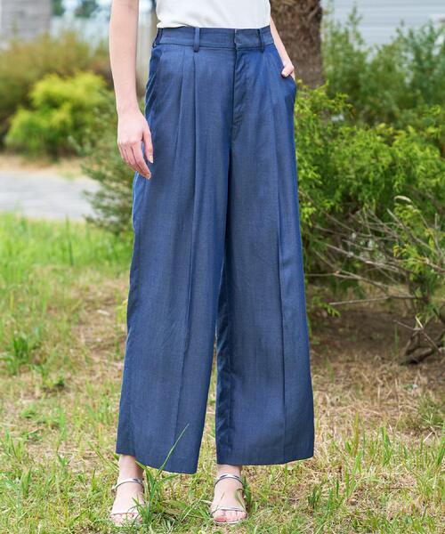 DRESSTERIOR デニムイージーワイドパンツ ドレステリア パンツ 34 DRESSTERIOR（ドレステリア） ワイドパンツ パンツ 「otonaMUSE5月号