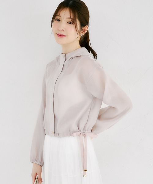 tocco closet（トッコ クローゼット） パーカー サイドリボン付き