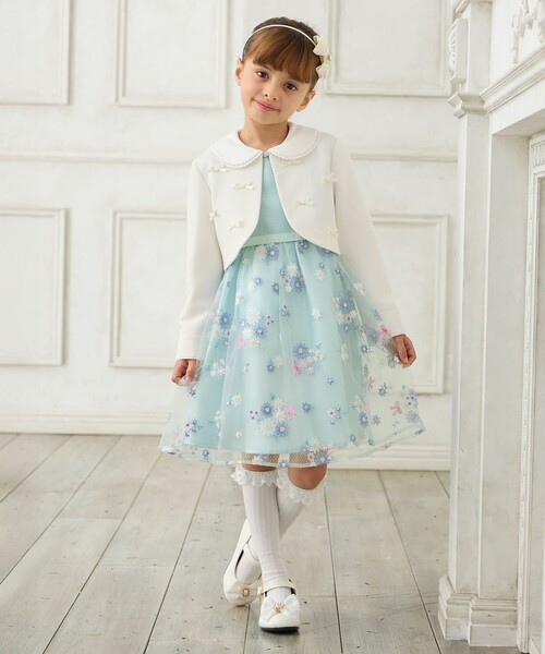 「ANY」 「KIDS」ノースリーブワンピース 130 ブルー キッズ_画像7