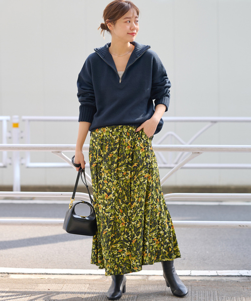「JOURNAL STANDARD relume」 ロングスカート FREE イエロー レディース_画像9