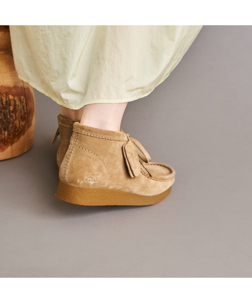 「Clarks」 モカシンシューズ UK3 ブラウン レディース_画像8