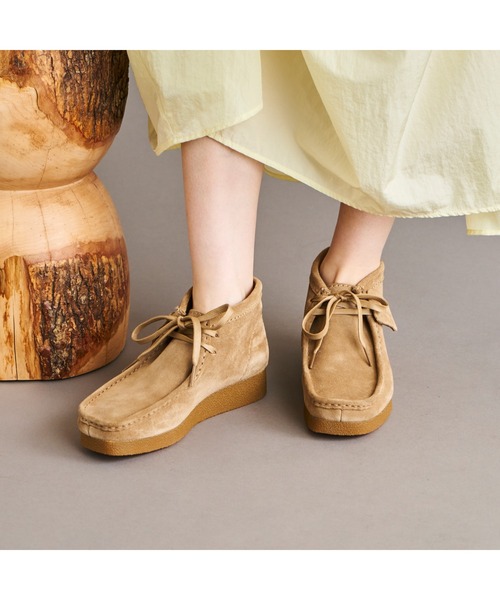 「Clarks」 モカシンシューズ UK3 ブラウン レディース_画像9