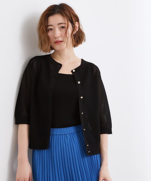 grove（グローブ） カーディガン 半袖 「貴島明日香さん着用・洗える