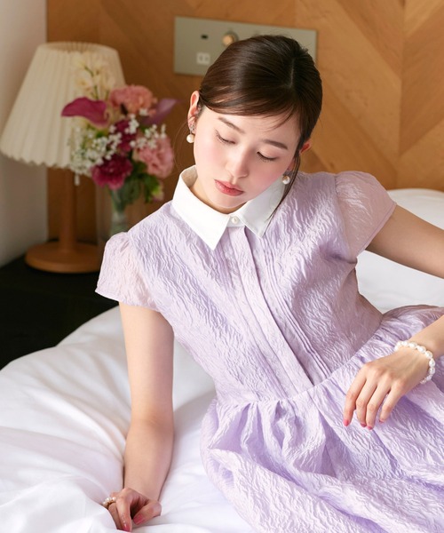 RUIRUE BOUTIQUE（ルイルエブティック） ワンピース 洗える ｜ シアー