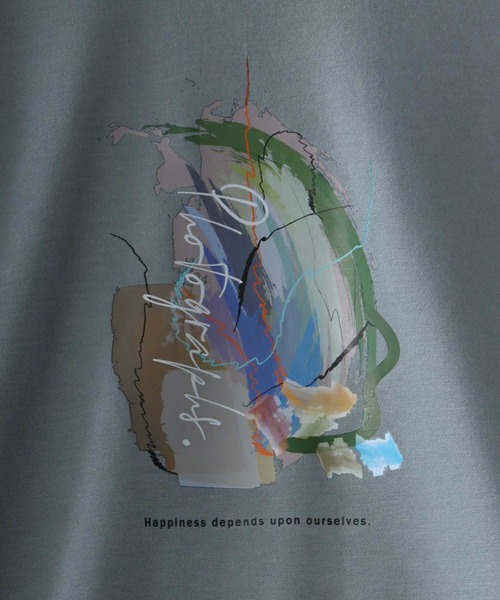 「SITRY」 長袖Tシャツ L ブラック系その他 メンズ_画像4