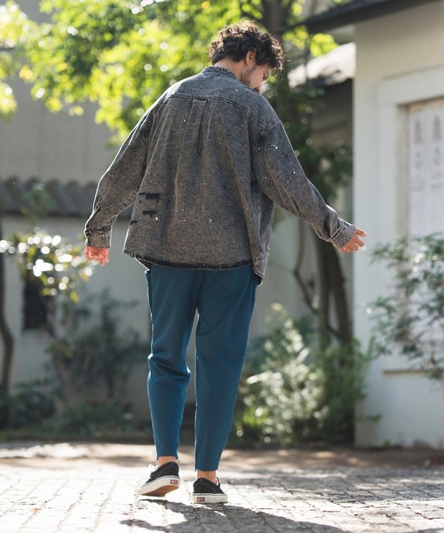「CAMBIO」 長袖シャツ M ブラック メンズ_画像7