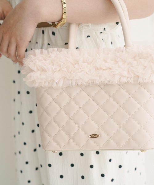 Heather（ヘザー） ハンドバッグ 2WAYボリュームフリルBAG 739890