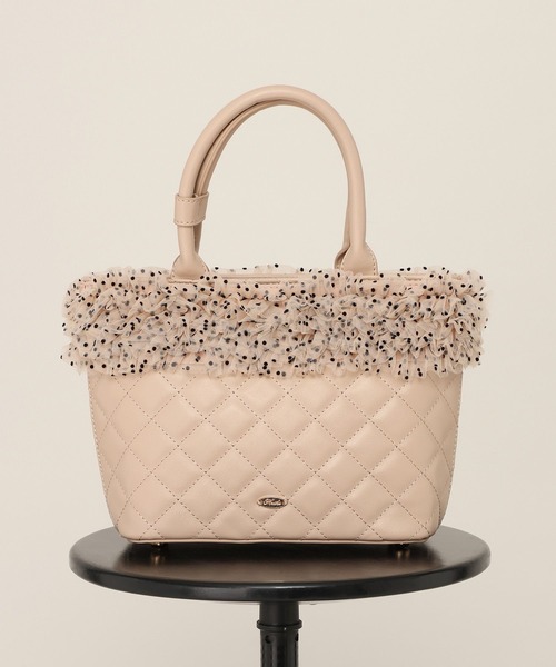 Heather（ヘザー） ハンドバッグ 2WAYボリュームフリルBAG 739890 