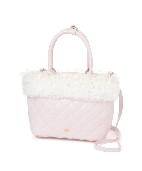 Heather（ヘザー） ハンドバッグ 2WAYボリュームフリルBAG 739890 