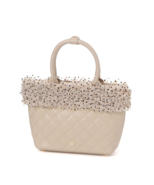 Heather（ヘザー） ハンドバッグ 2WAYボリュームフリルBAG 739890