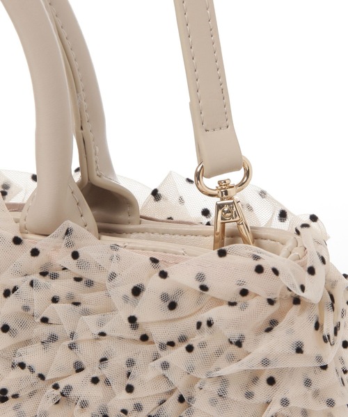 Heather（ヘザー） ハンドバッグ 2WAYボリュームフリルBAG 739890 