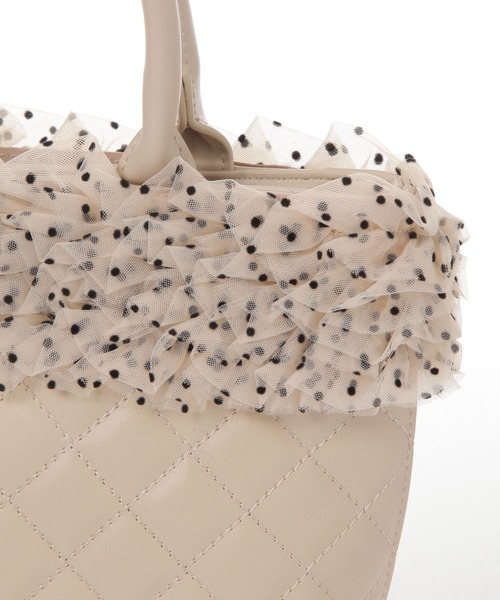 Heather（ヘザー） ハンドバッグ 2WAYボリュームフリルBAG 739890