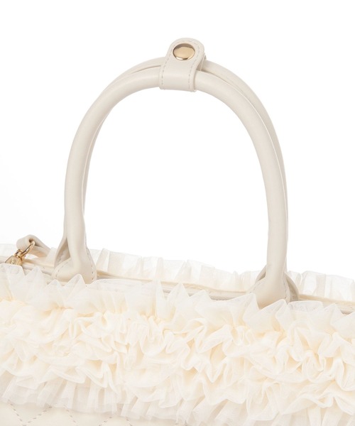 Heather（ヘザー） ハンドバッグ 2WAYボリュームフリルBAG 739890 