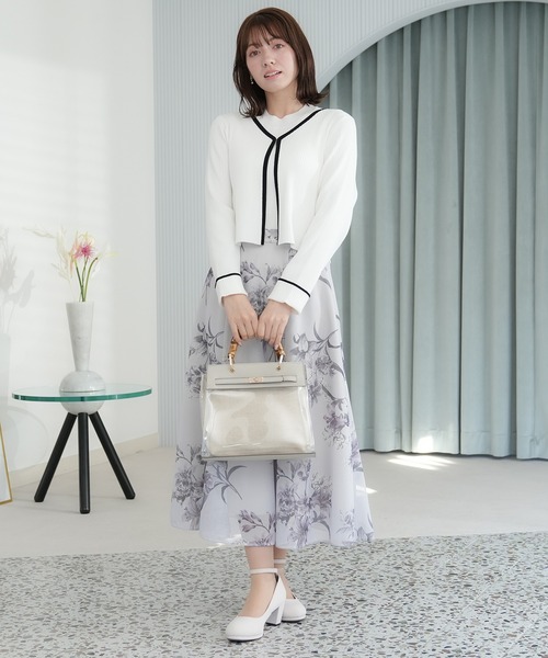 「ASTORIA ODIER」 ニットアンサンブル SMALL グリーン レディース_画像2