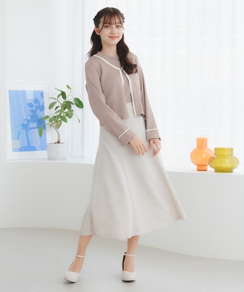 「ASTORIA ODIER」 ニットアンサンブル SMALL グリーン レディース_画像9