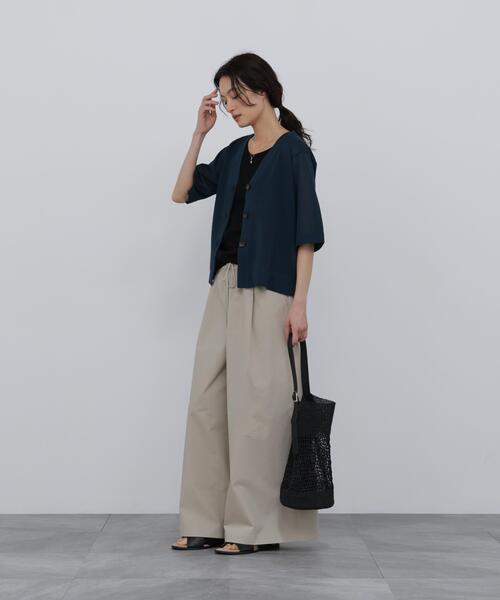 human woman（ヒューマンウーマン） ワイドパンツ パンツ