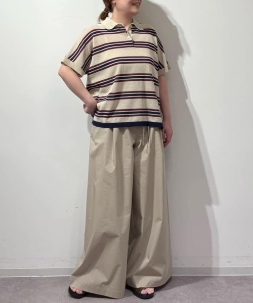 human woman（ヒューマンウーマン） ワイドパンツ パンツ