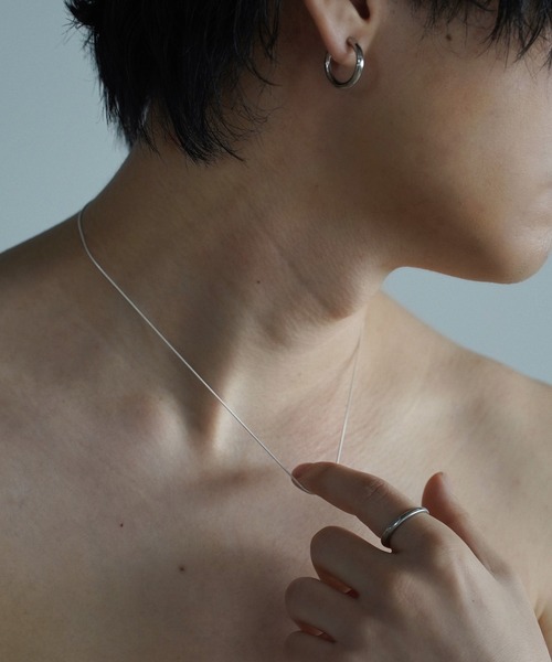 WYM LIDNM ネックレス Silver 925 SNAKE CHAIN NECKLACE メンズ