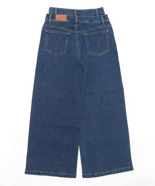 「179/WG」 デニムパンツ MEDIUM インディゴブルー レディース_画像2