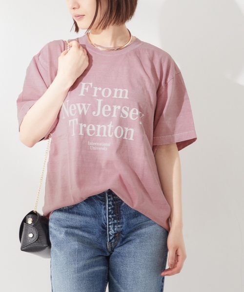 「journal standard L'essage」 半袖Tシャツ FREE ピンク レディース_画像7