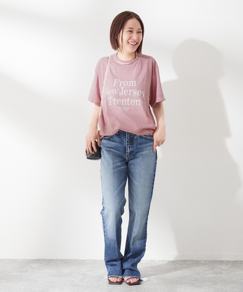 「journal standard L'essage」 半袖Tシャツ FREE ピンク レディース_画像9