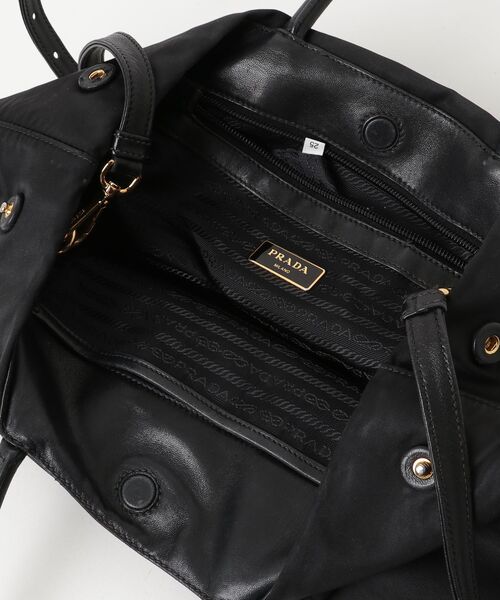 PRADA 2way ハンドバッグ ブラック PRADA（プラダ） 2WAYバッグ - ブラック レディース : ZOZOTOWN Yahoo