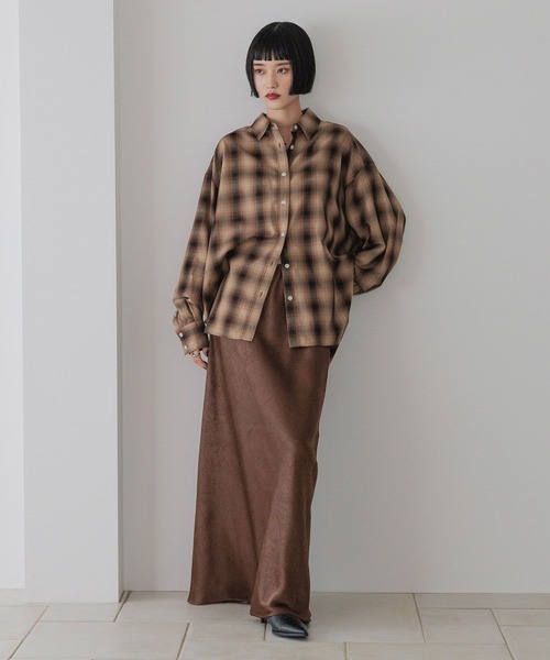 「LOWRYS FARM」 長袖シャツ FREE ブルー レディース_画像4