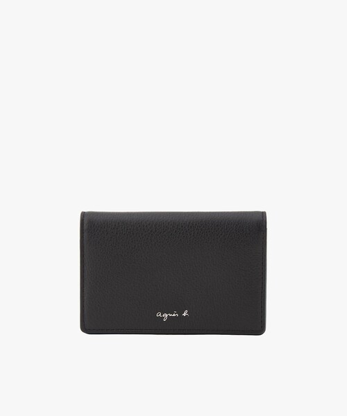 【美品】コーチ エッセンシャル ビジネス カード ケース 牛革 ブラック ロゴ COACH（コーチ） 名刺入れ エッセンシャル ビジネス カード ケース