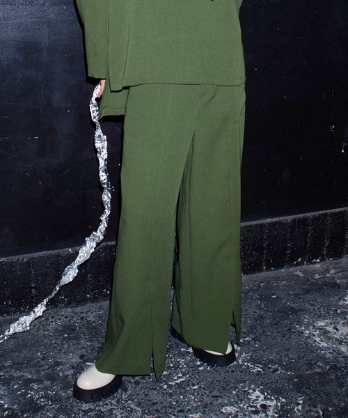 DRESSLAVE（ドレスレイブ） パンツ aldente slit wide pants