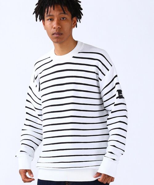 41 割引s メンズ Sサイズ相当 M メンズ Mサイズ相当 L メンズ Lサイズ相当 Xl メンズ Xlサイズ相当 アイボリー ブラックかわいい ニット ボーダークルーネックセーター トップス メンズファッション ファッションs メンズ Sサイズ相当 M メンズ M