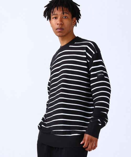 41 割引s メンズ Sサイズ相当 M メンズ Mサイズ相当 L メンズ Lサイズ相当 Xl メンズ Xlサイズ相当 アイボリー ブラックかわいい ニット ボーダークルーネックセーター トップス メンズファッション ファッションs メンズ Sサイズ相当 M メンズ M